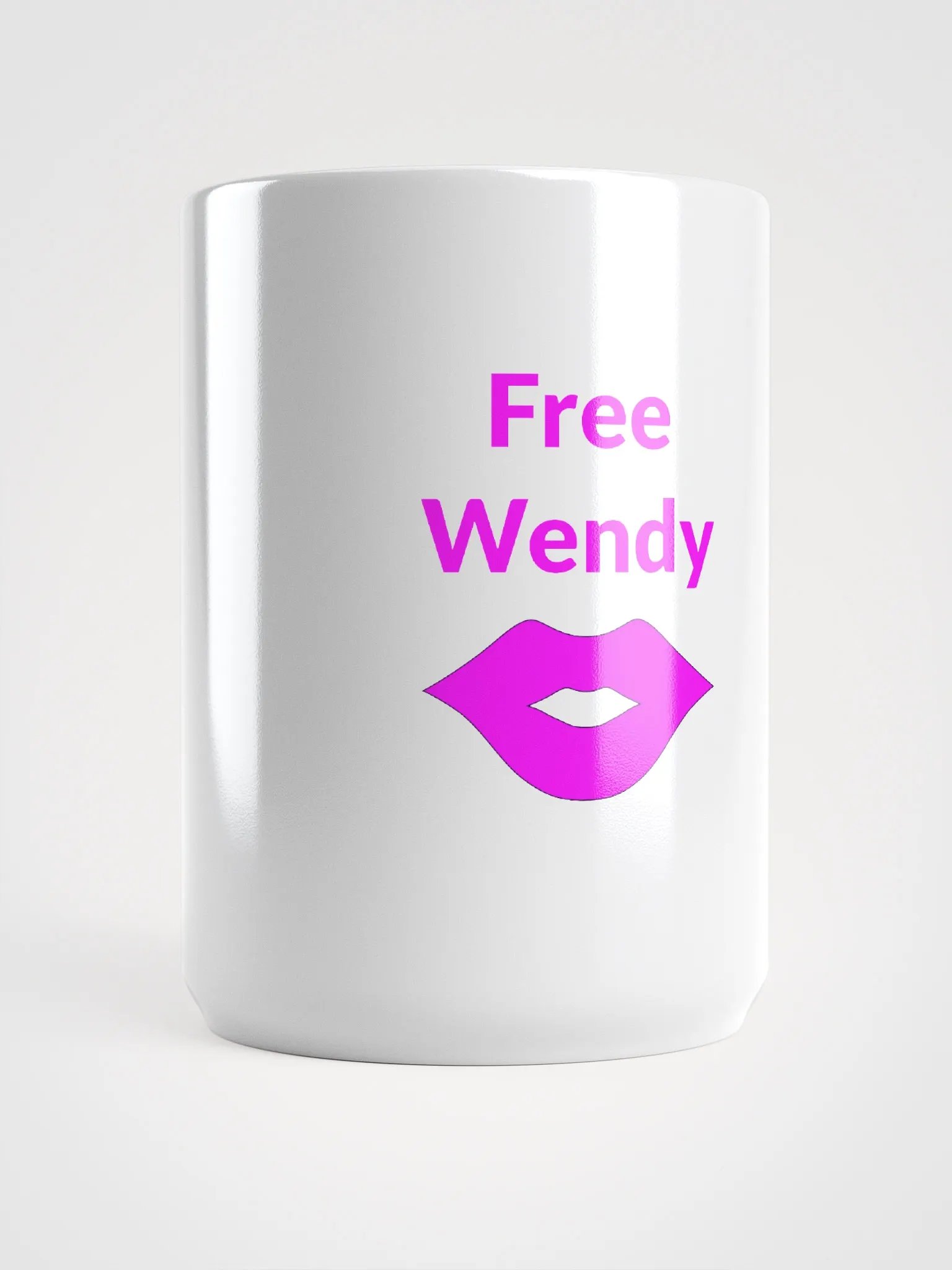 Free Wendy Liberated Lips on White Glossy Mug product image (1)