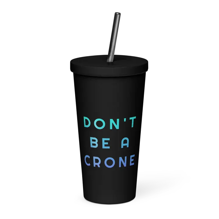 Don't be A Crone Water Bottle product image (1)