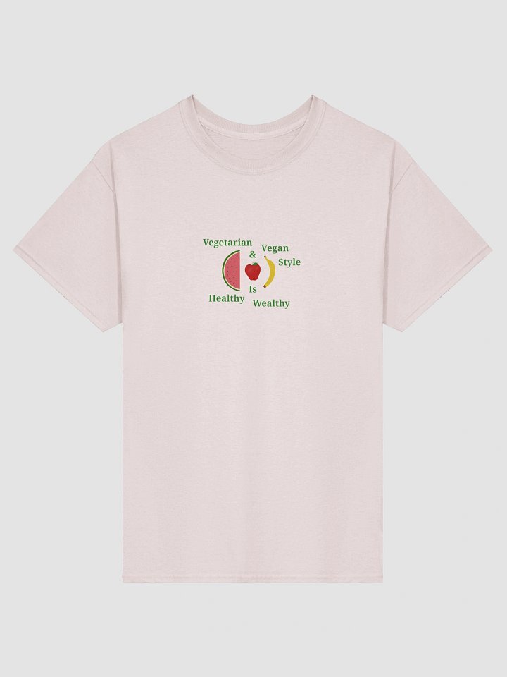 Healthy Wealthy Vegetarian & Vegan T-Shirt product image (1)
