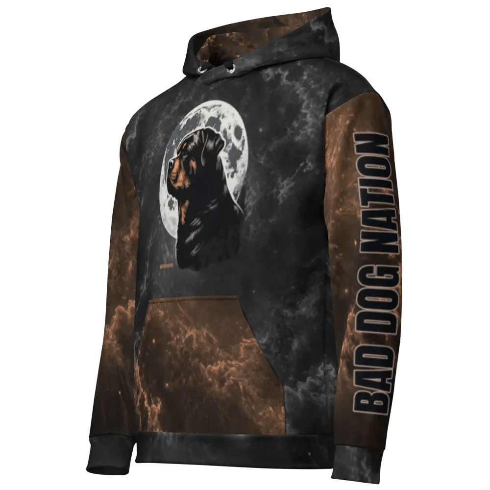 Fear of the Dark - Rottweiler - Adult All-Over Print Unisex Hoodie product image (2)