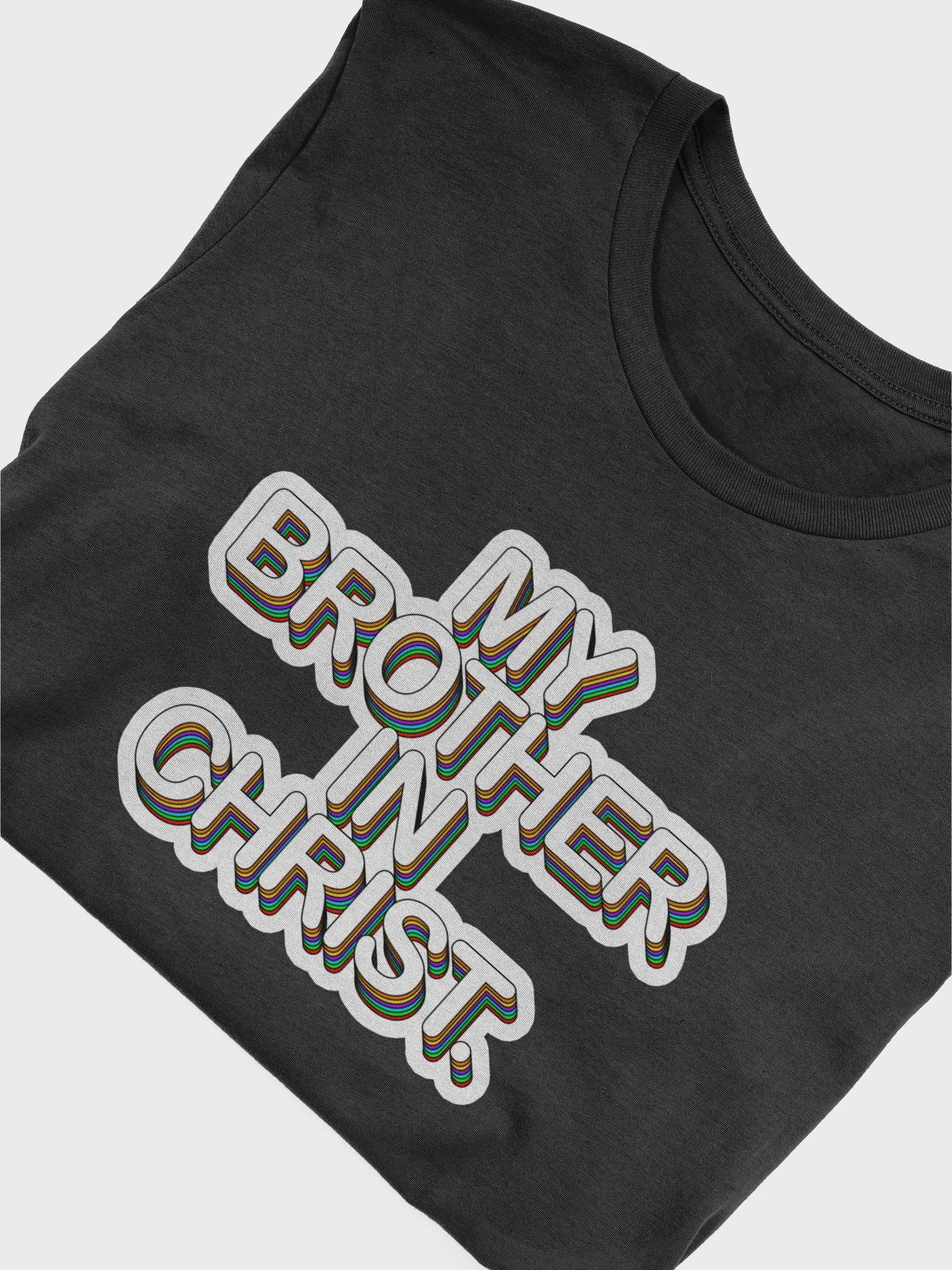 'My Brother In Christ' T-Shirt (Bella+Canvas Supersoft, DTG by PRINTFUL) product image (4)