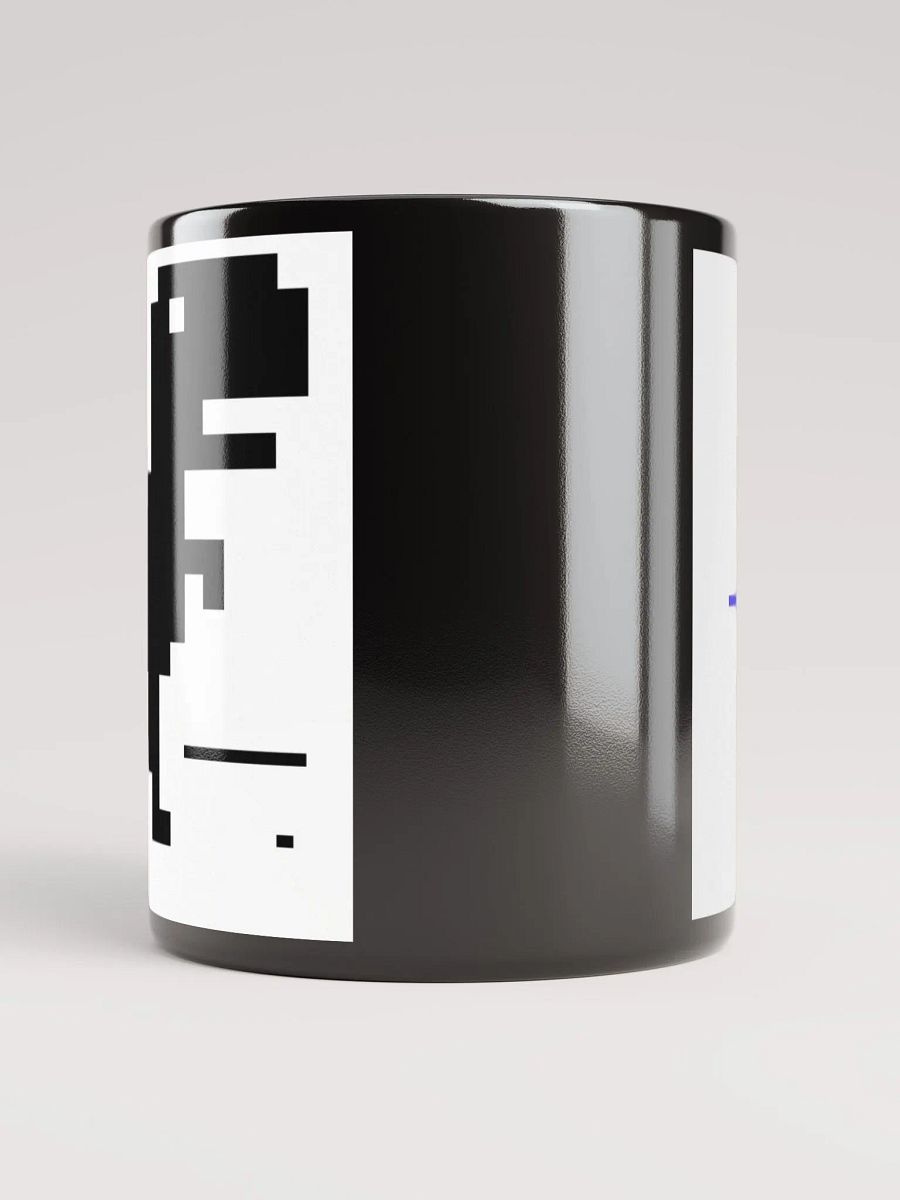 Dino Drip black glossy mug product image (9)