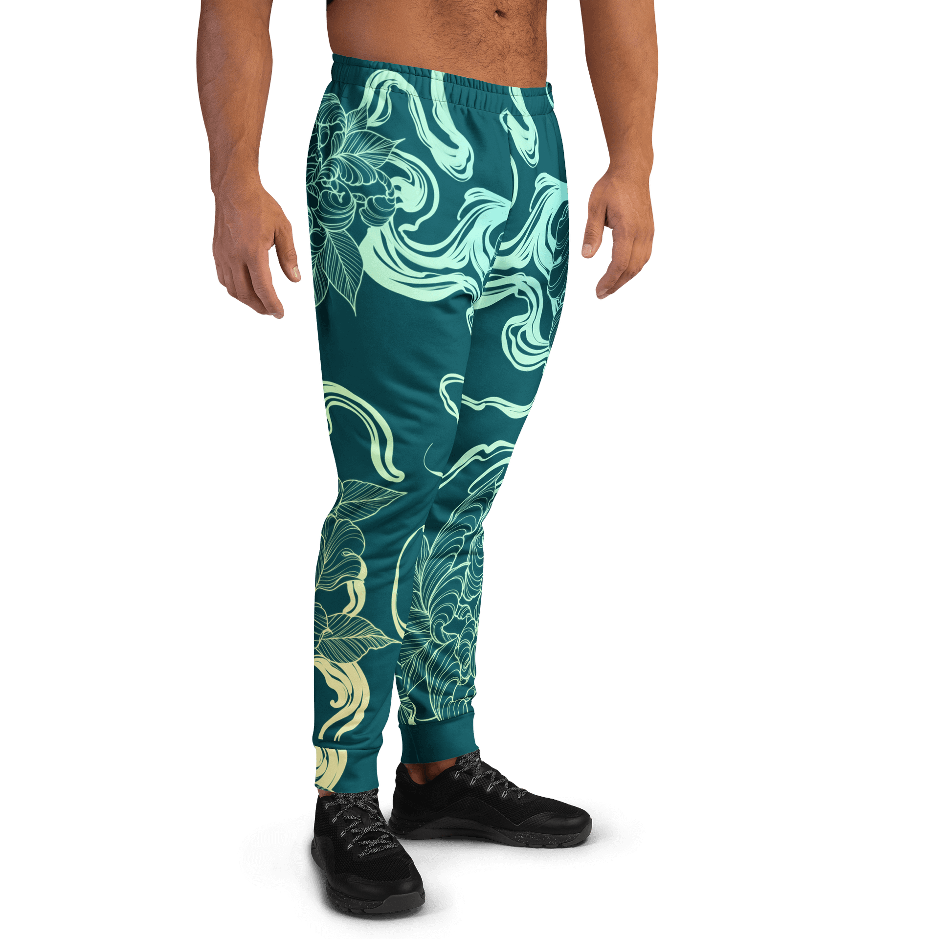 Ink floral Men's Joggers product image (4)