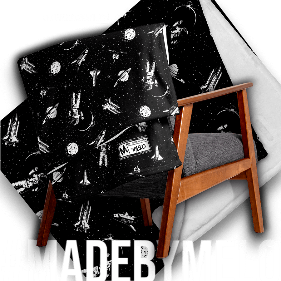 Spaced Out B&W - Blanket | #MadeByMELO product image (12)