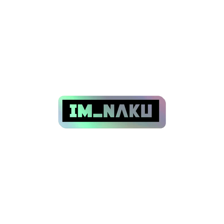 im_naku Holographic Sticker 2 product image (1)
