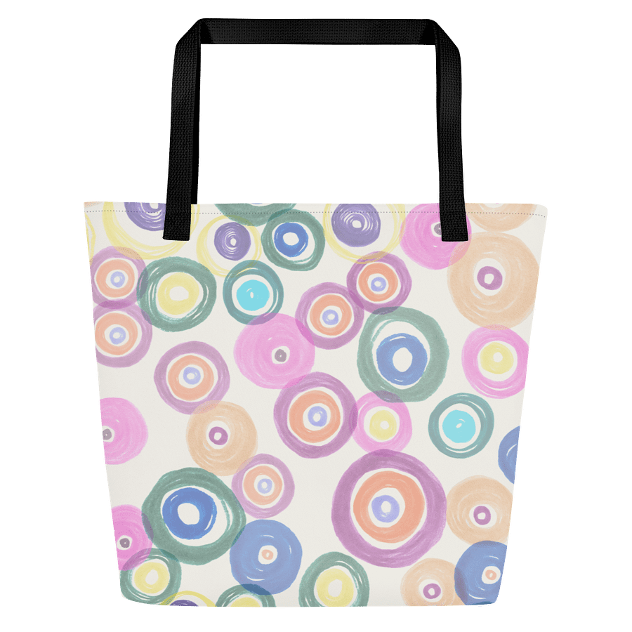 Vibrant Circles All-Over Tote Bag product image (7)