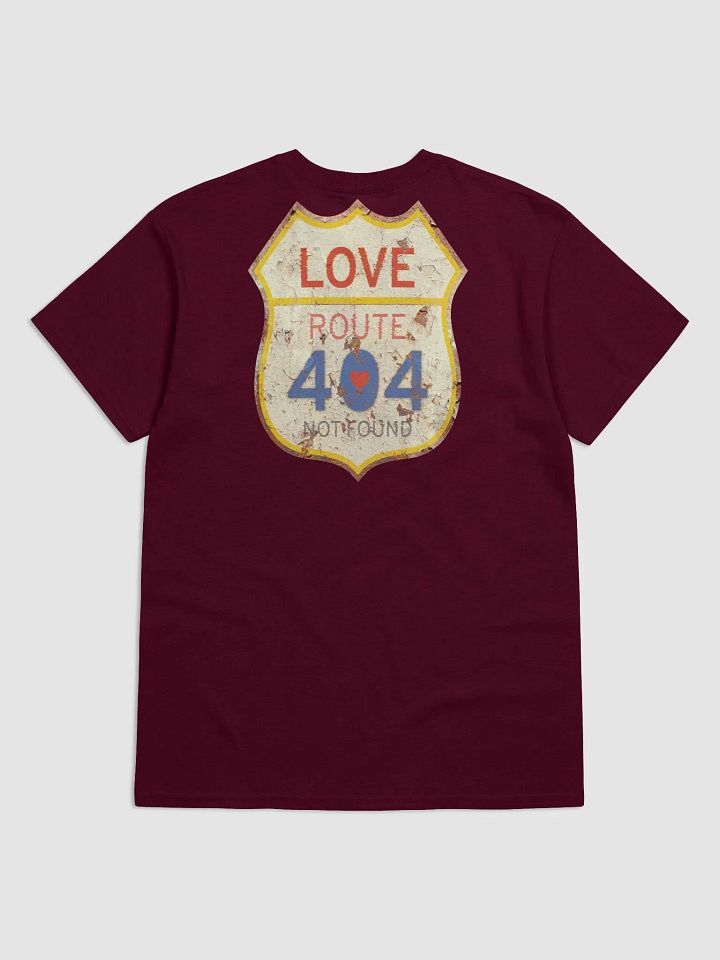 Funny 404 Not Found T-Shirt (Both Side) - Vintage Love Design for Tech Lovers & Geeks product image (22)