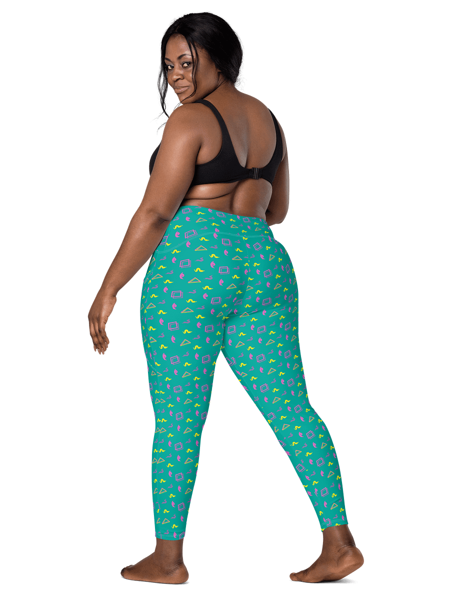 Oh Worm? teal pattern pocket leggings product image (2)