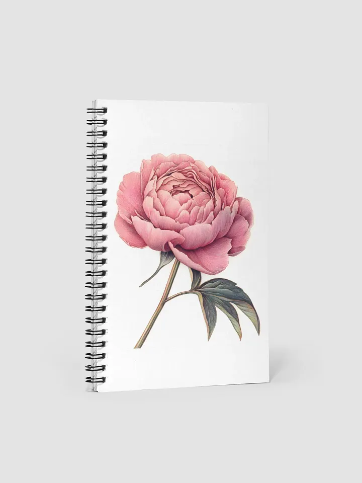 Peony Spiral Notebook product image (1)