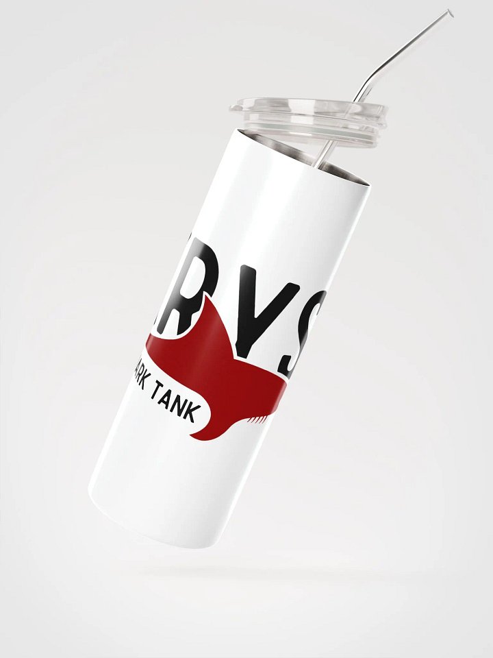 KRYS White Tumbler w/ Straw product image (2)