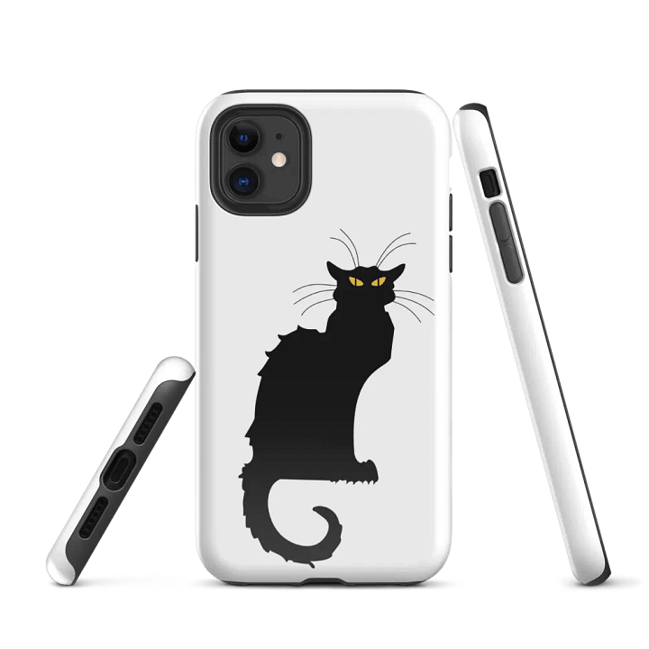 Black Cat iPhone® Tough Case product image (1)