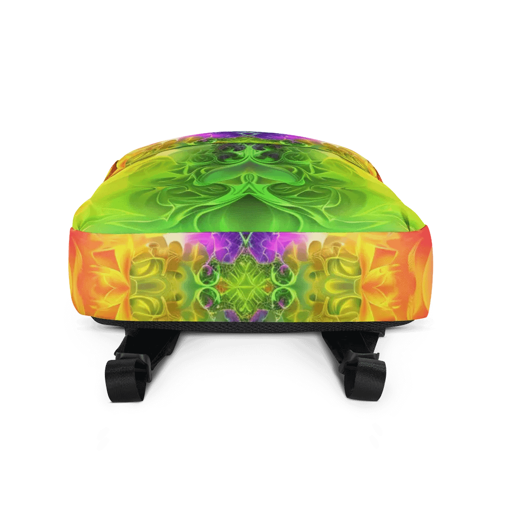 Rainbow Fractal Backpack - Fun Style & Function product image (3)