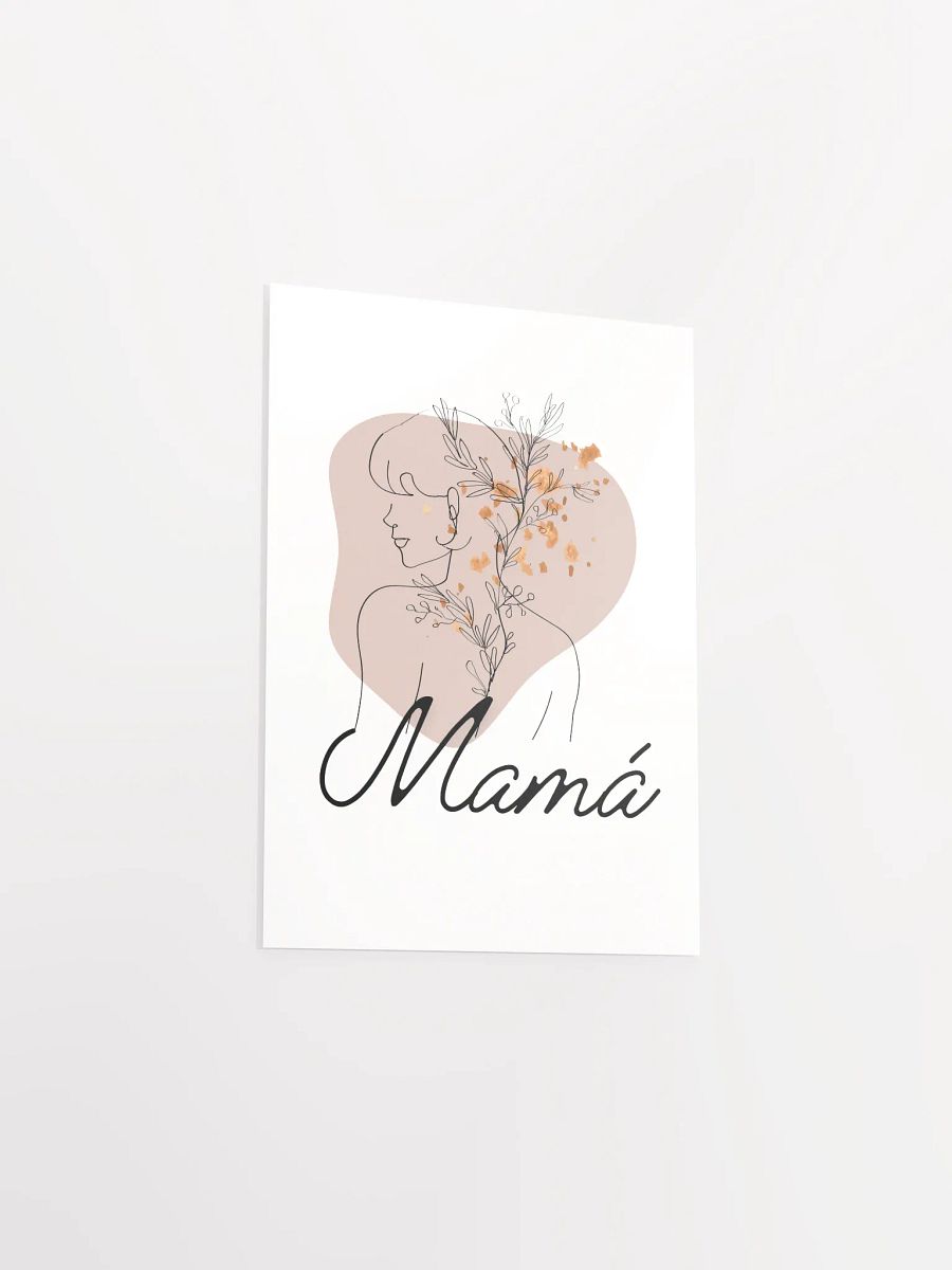 Boho Mother’s Day Mama Design LineArt paper poster product image (3)