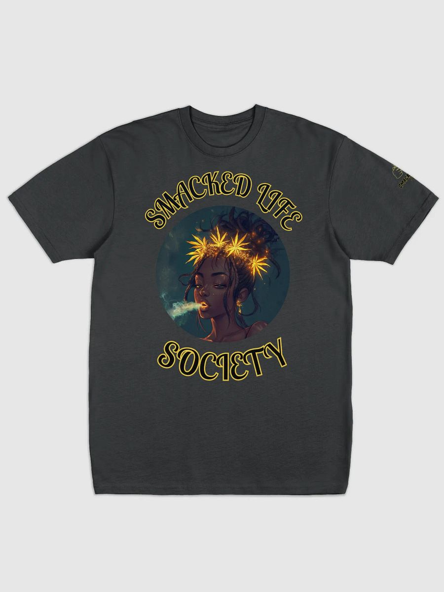 Smacked Aura Stoner T-Shirt - High Vibe Weed Shirt, 420 Apparel, Cannabis Lover Gift, Smoked Out Streetwear product image (3)