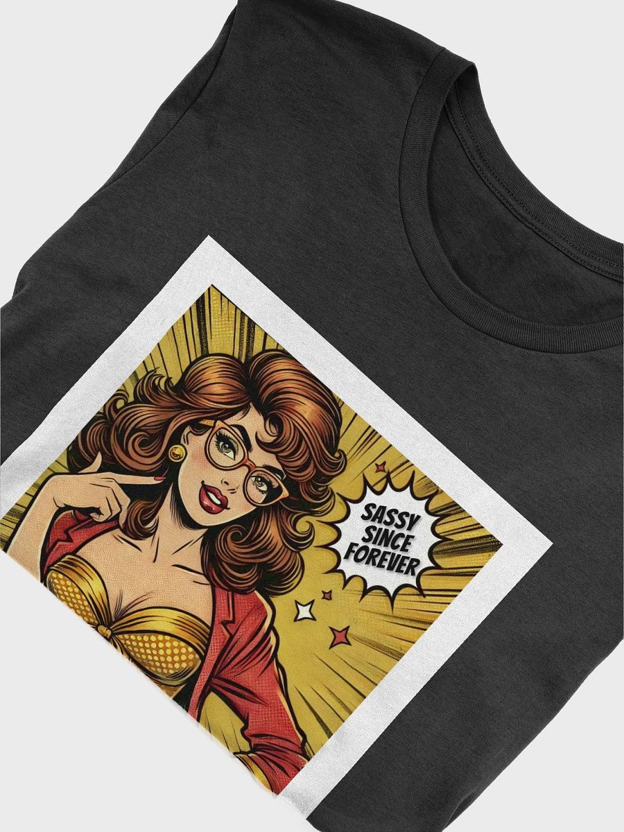 "Sassy Since Forever" Retro T-Shirt product image (5)