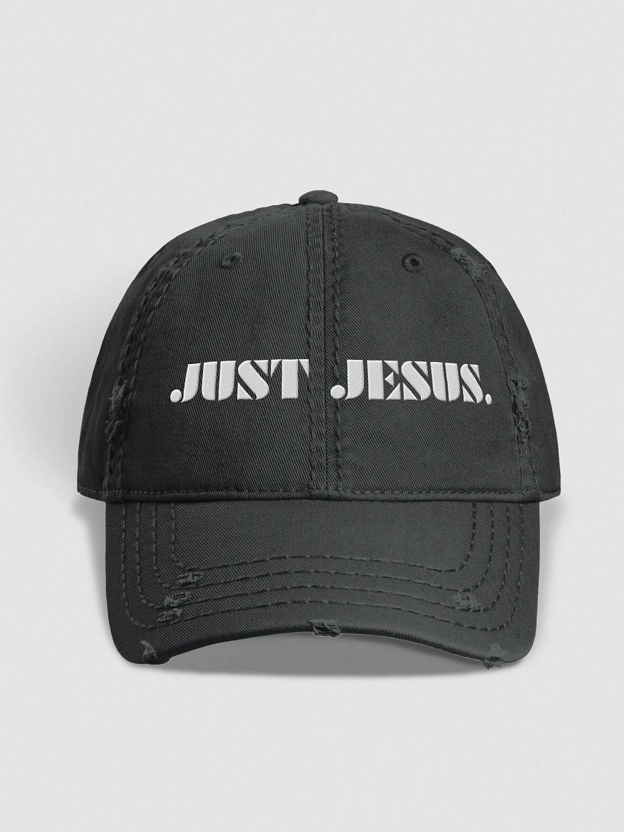 JUST JESUS Distressed Hat product image (1)