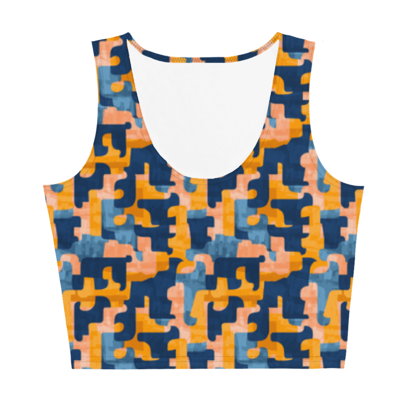 Flowing Shapes | Crop Top T-Shirt product image (5)