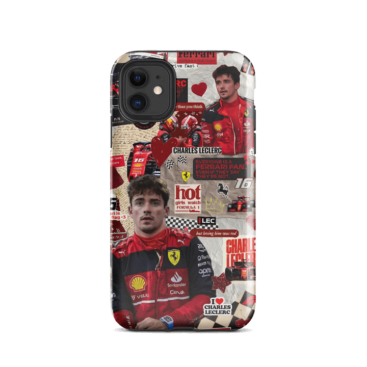 Leclerc x Ferrari Racing iPhone® Tough Case product image (24)