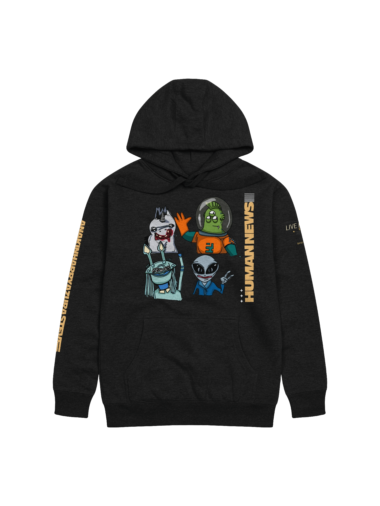 Human News Unisex Hoodie product image (1)