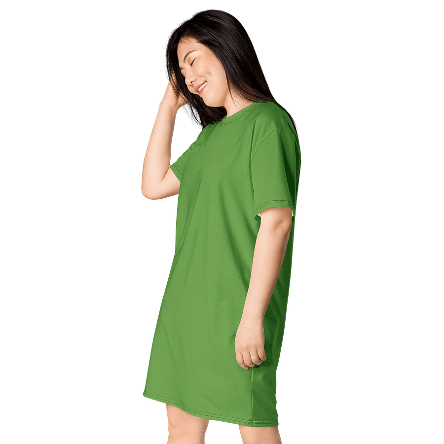 Oversized T-Shirt Dress - Vibrant Green, Sizes 2XS-6XL product image (3)