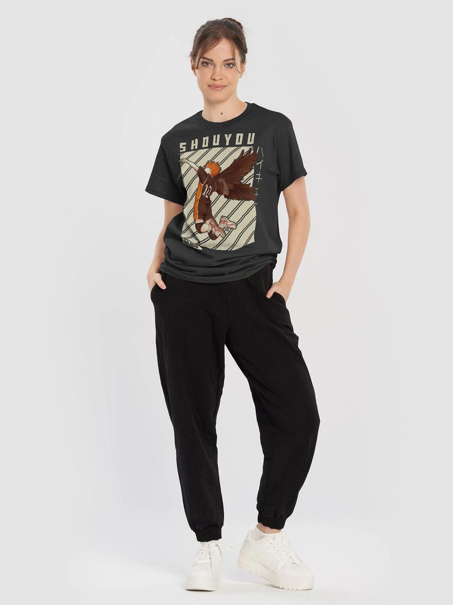 Haikyuu!! Shoyo Hinata Soaring Crow T-Shirt – Gildan Heavyweight product image (2)