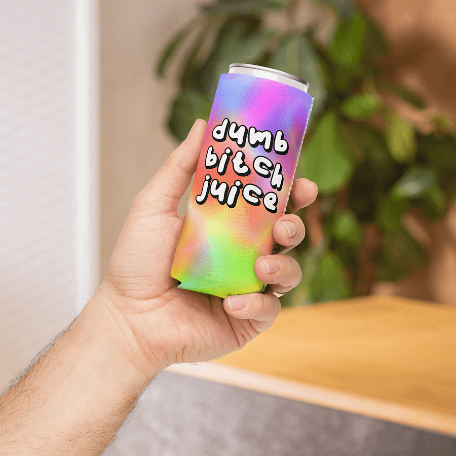 Tie Dye Dumb Bitch Juice Coozie product image (13)