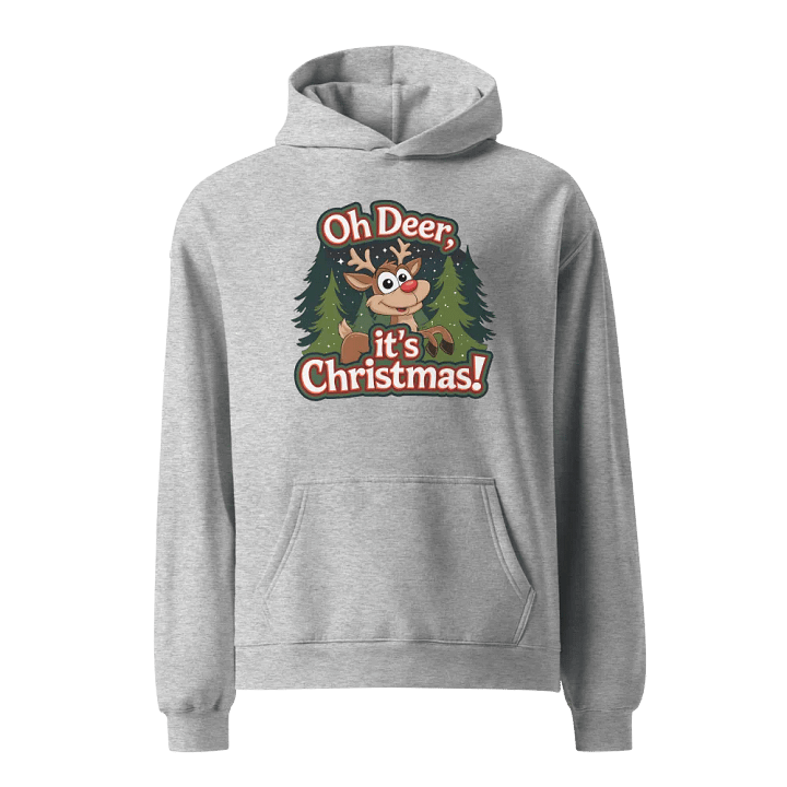 Oh Deer Christmas Oversized Hoodie product image (1)