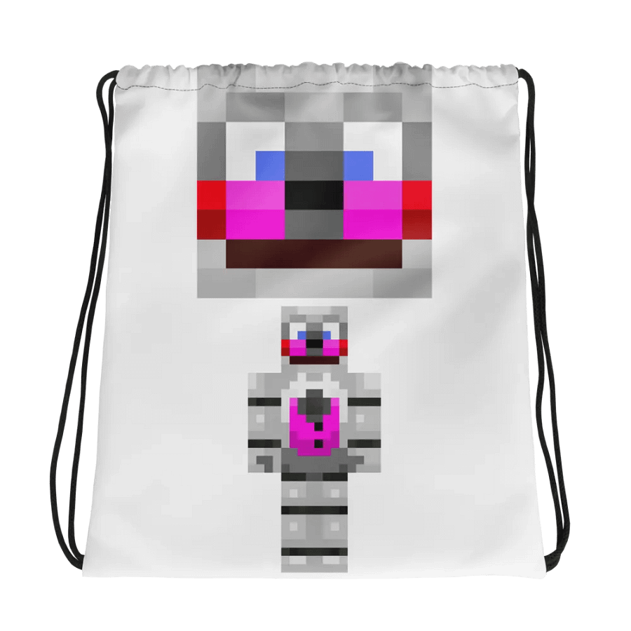 Funtime3Freddy3 Minecraft Skin Drawstring Bag product image (1)