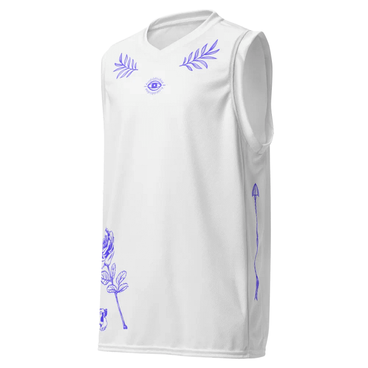 Purple Botanical Bliss All-Over Print Jersey product image (1)