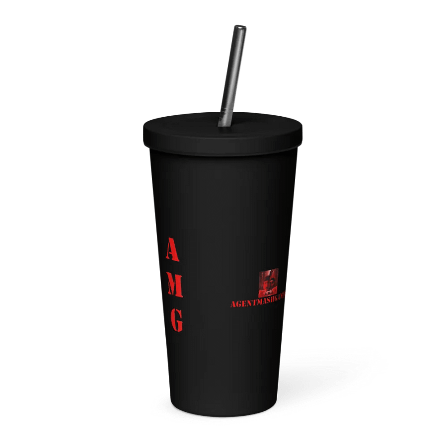 AgentMashGaming Insulated Tumbler with a Straw product image (7)