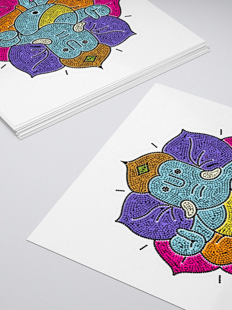 Ganesha Mosaic Kiss Cut Stickers product image (13)