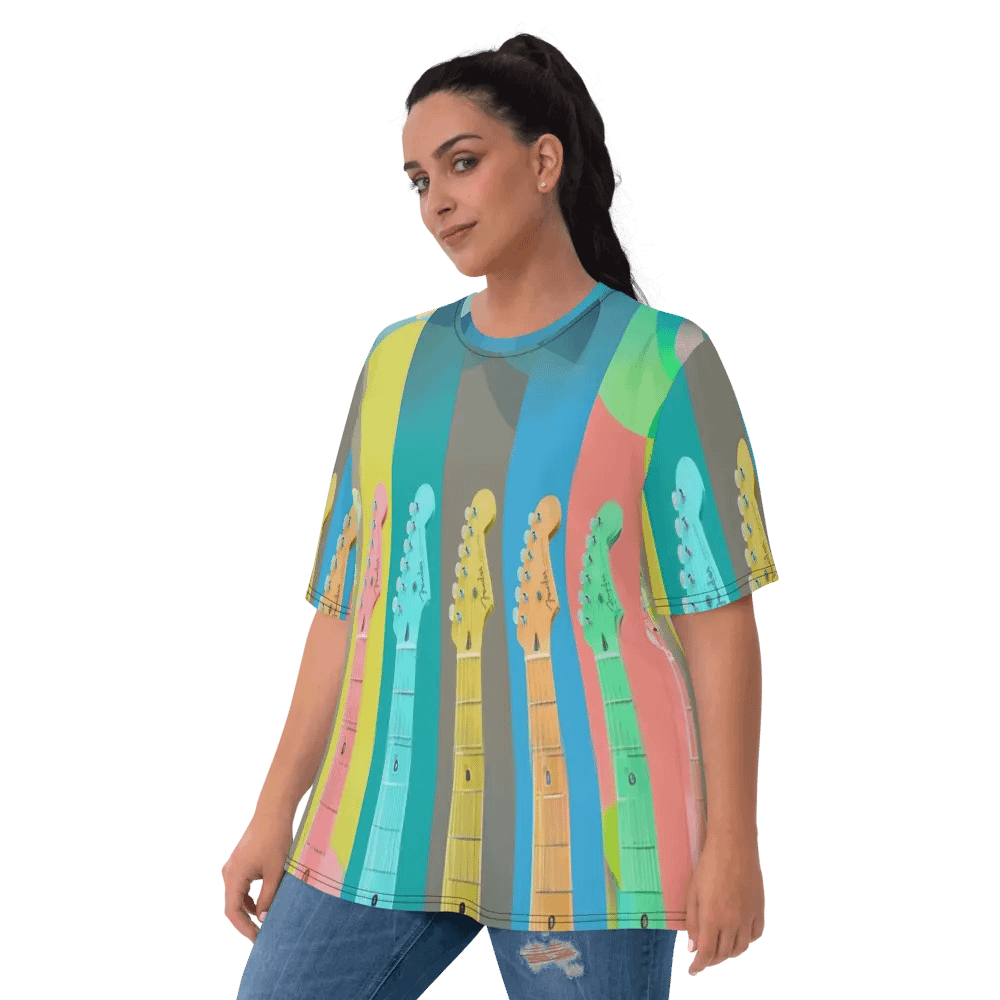 Guitar Music All Over Print T-shirt product image (3)