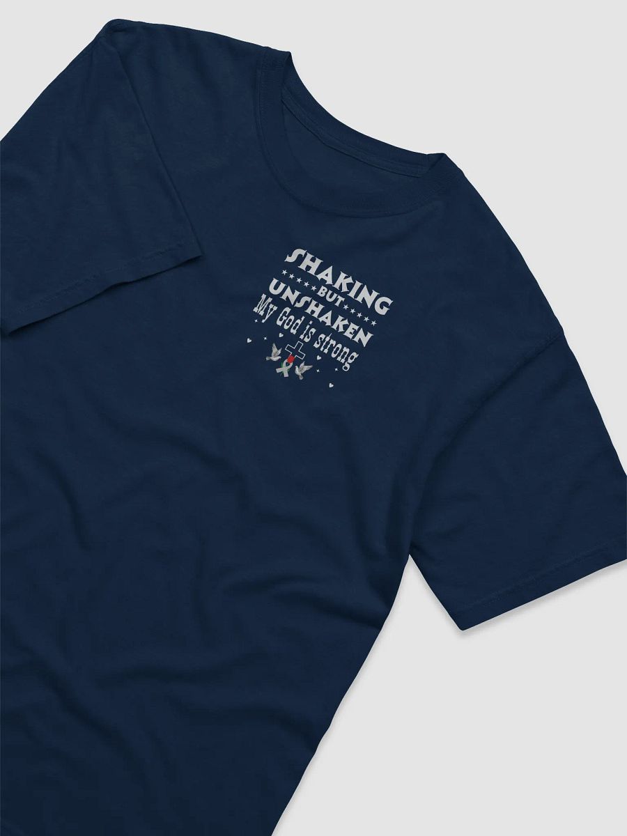 Shaking But Unshaken, My God Is Strong Parkinson Comfort Colors T-shirt product image (4)