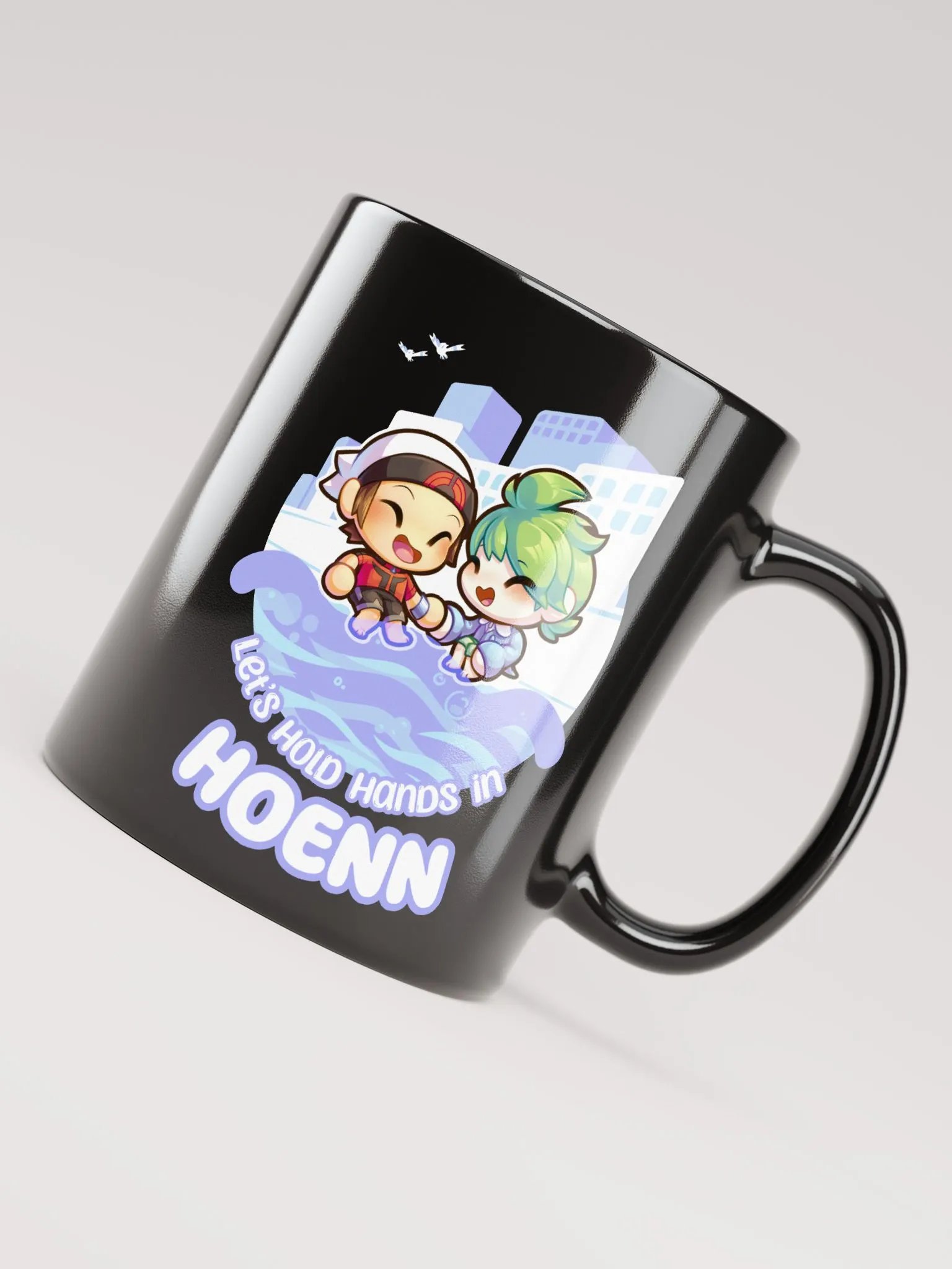 Let's Hold Hands in H Boys - Mug (Black)` product image (7)