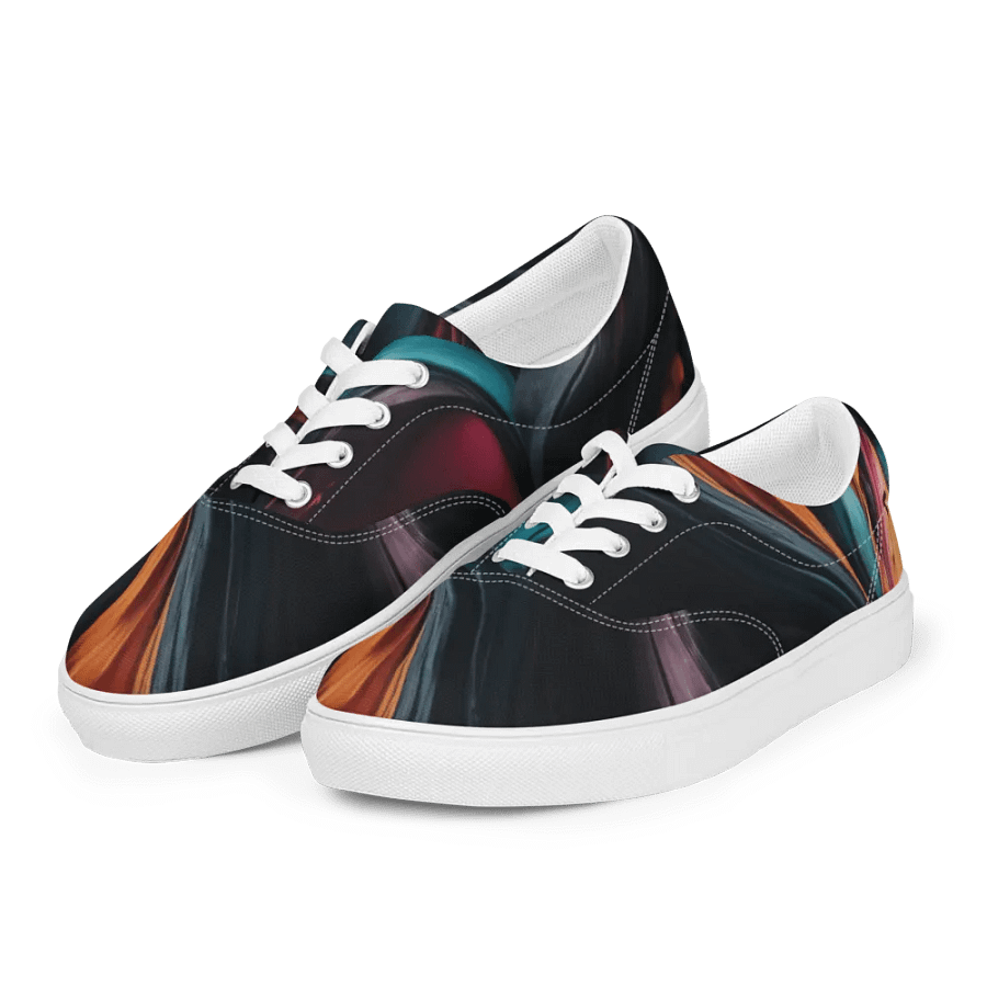 Fluid Motion Lace-Up Canvas Shoes product image (9)