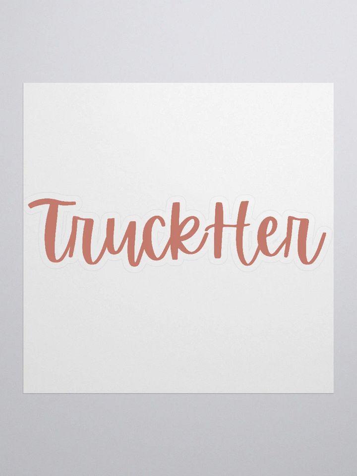 Trucker Kiss Cut Stickers product image (1)