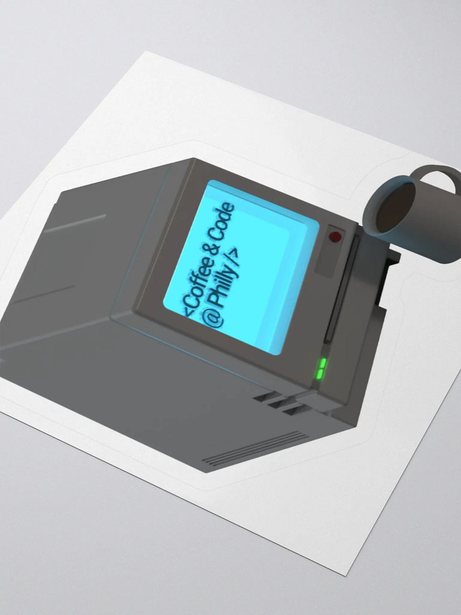 Code & Coffee Logo Sticker product image (3)