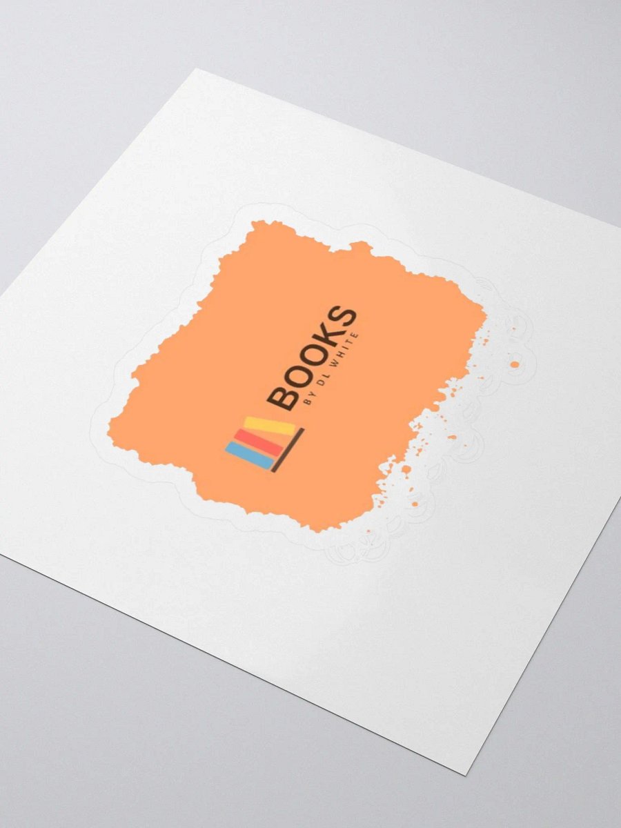 Books by DL White Die cut sticker product image (3)