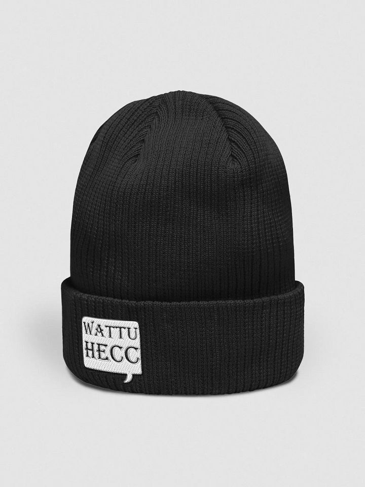 wattuhecc Beechfield Organic Ribbed Beanie product image (6)