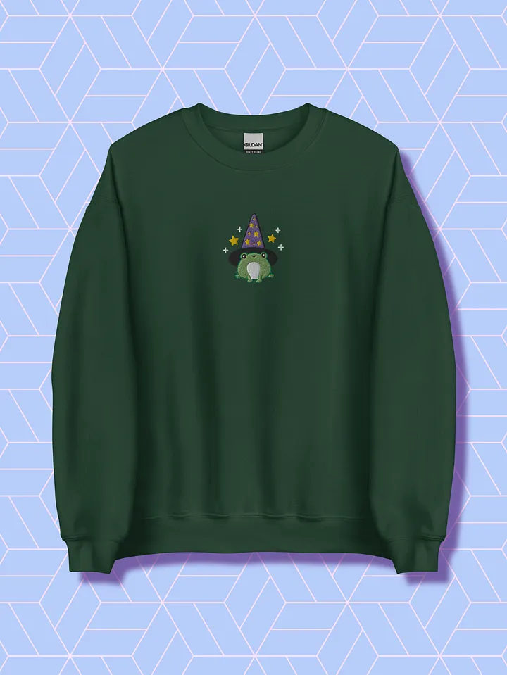 Wizard Frog Fantasy Crewneck Sweatshirt product image (1)