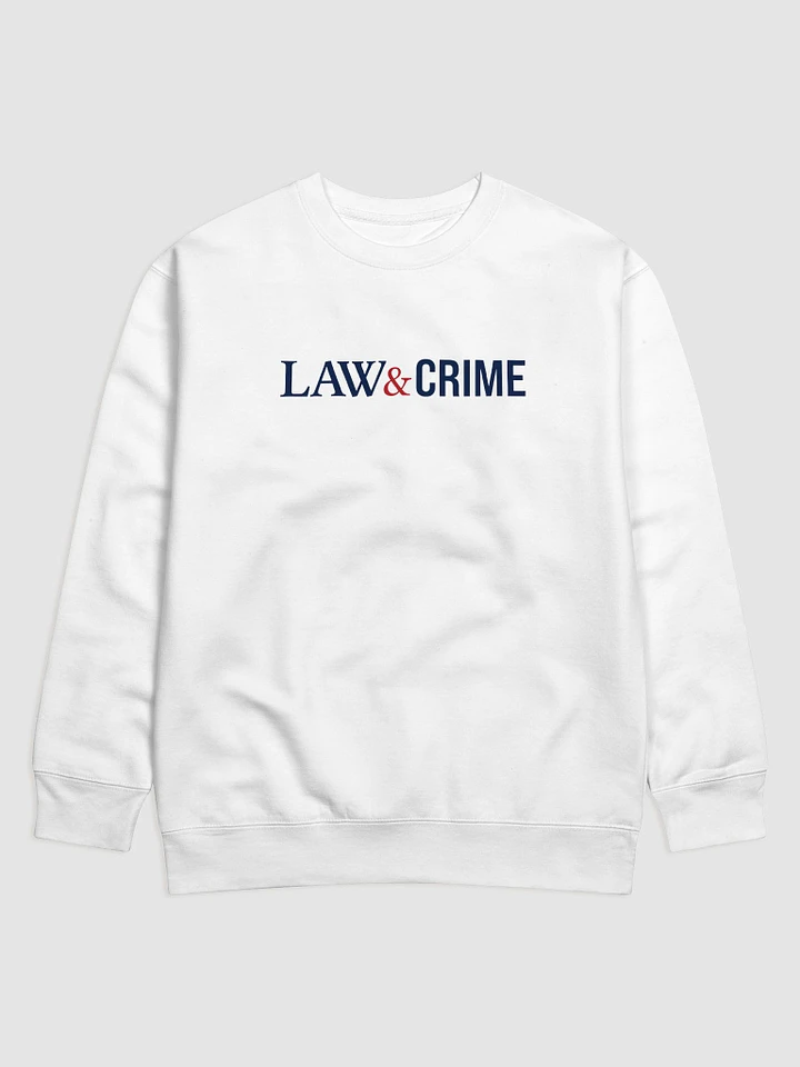Law & Crime Sweatshirt - White product image (1)