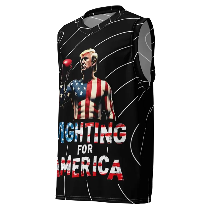 Basketball Jersey: Trump, Fighting for America product image (2)