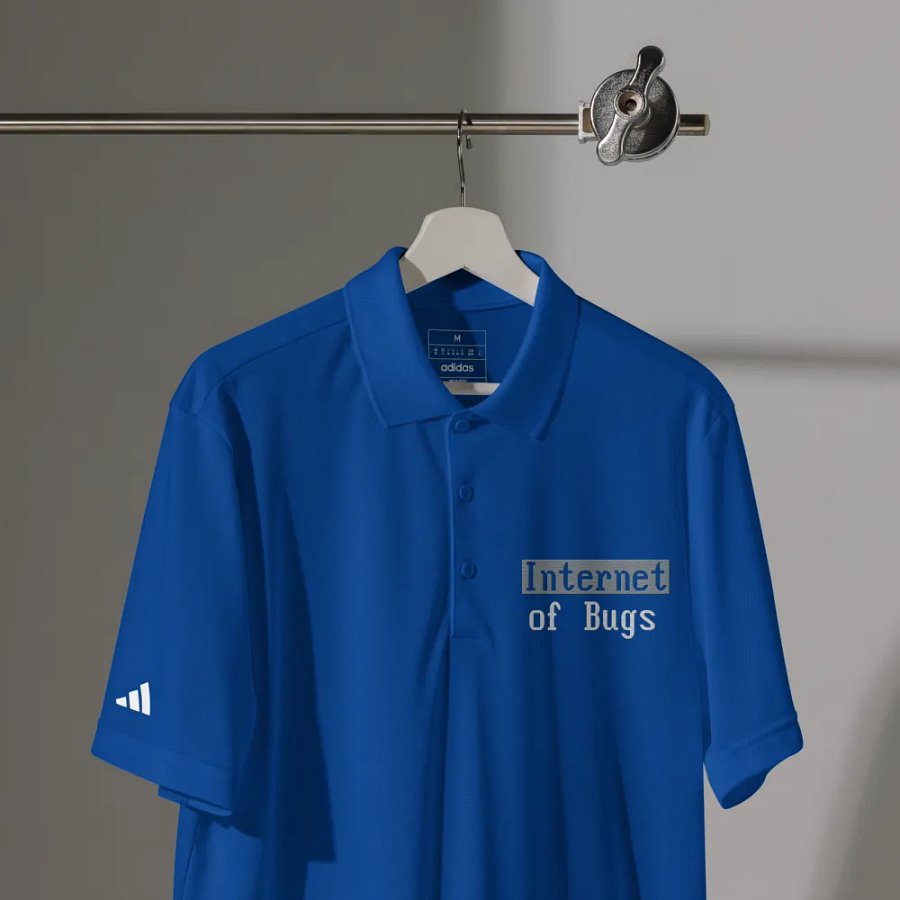 Internet Of Bugs Adidas Polo Shirt product image (4)