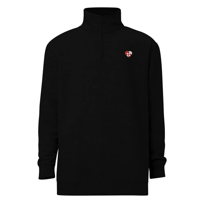 Embroidered Danish Heart Fleece Pullover product image (2)