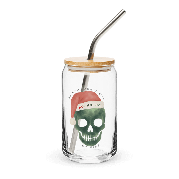 Grinch Vibes 16oz Can Cup product image (2)
