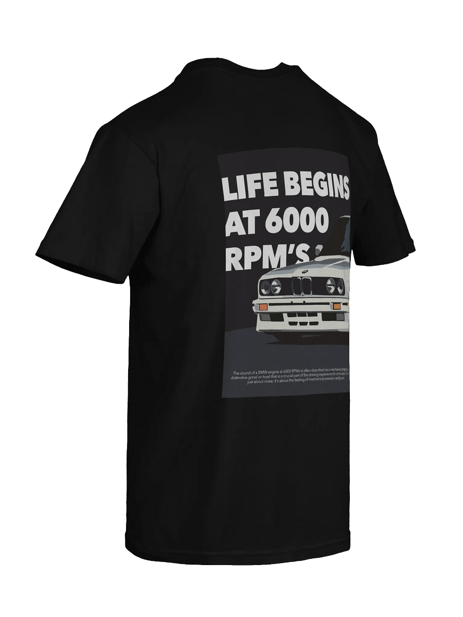 6000 RPM's Car Front-End Illustration T-Shirt product image (8)