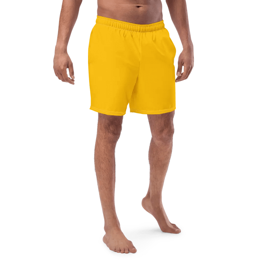 Plain Color Amber Swim Trunks product image (1)