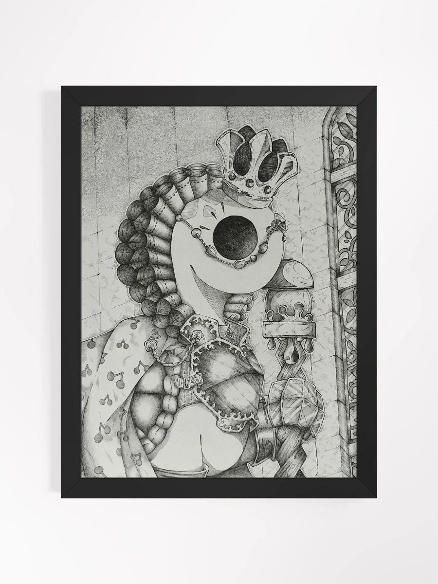 Poster avec cadre "la reine des tortues" product image (1)