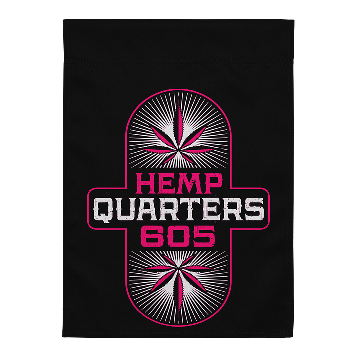 Hemp Quarters Pink Garden Flag product image (2)
