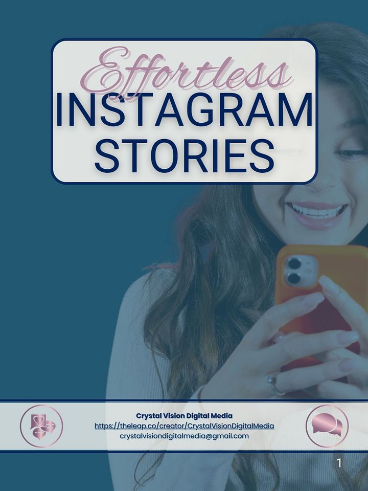 Effortless Instagram Stories Ebook product image (1)